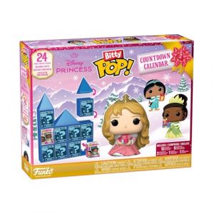 Funko Bitty Pop! Countdown Calendar: Disney Princess - Disney Princesses - Calendrier de L'avent - 24 Jours de Surprise - Boîte Mystère
