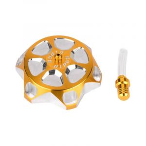 Kyoto Bouchon de réservoir Kawasaki Kx65 à 500 anodisé jaune