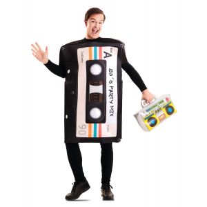 Ruedelafete Déguisement Cassette années 80 - Adulte