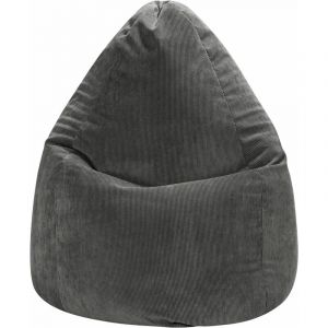 Image de home24 Pouf Cordone XL anthracite - Anthracite