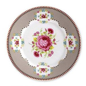Pip studio 6 Assiettes à pain en Porcelaine Early Bird beiges - D.17.4 cm