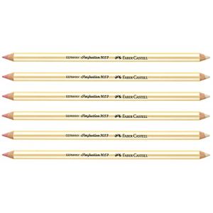 Image de Faber-Castell 205021 - Stylo Gomme Perfection 7057 Double Face Souple et Rigide - Lot de 6