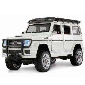 Amewi 22661 BRX24 Voiture t&eacute;l&eacute;command&eacute;e en m&eacute;tal Scale RC Crawler 4WD 1:24 RTR Blanc