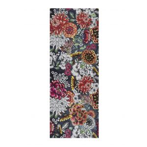 Atticgo - Tapis de cuisine avec fleurs ricci Multicolore 52x200 cm