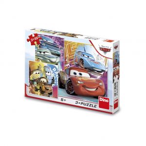 Dino 3 Puzzles - Cars : Amis