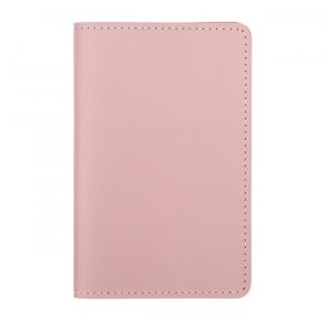 &Eacute;tui de passeport en cuir recycl&eacute; - Rosa