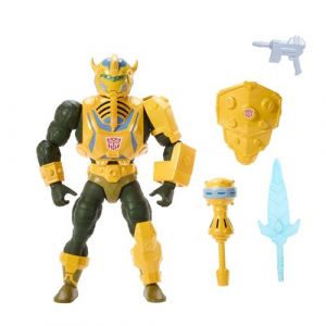 Figurine Man At Arms Bumblebee Armor MOTU X Transformers European Exclusive 14 cm