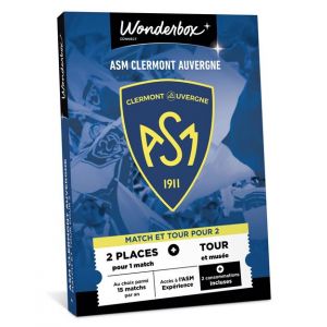 Connect Wonderbox - Coffret cadeau - ASM Clermont Auvergne - Match et tour pour 2