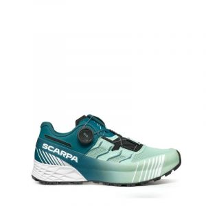 Scarpa Ribelle Run Kalibra HT Wmn - Chaussures trail femme Misty Jade / Deep Lagoon 37