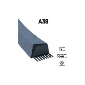 Courroie tondeuse A39 Trapézoïdale - 13 mm x 1040 mm