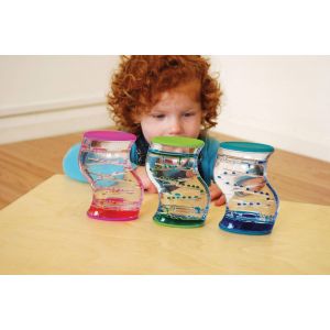 Eduplay Chemin zig zag pour gouttes, set de 3, 12,5 x 8,5 cm