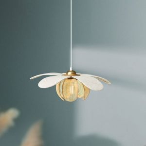 Decoratie Suspension lin et bambou