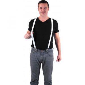 Party Pro Bretelles blanches