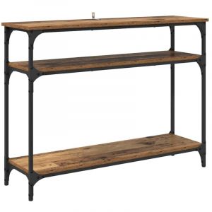 VidaXL Table console Bois Ancien 100 x 29 x 75 cm Bois d'ing&eacute;nierie