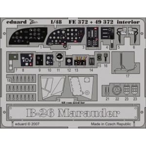 Eduard MAQUETTE B 26 MARAUDER INT.REVE/MON/48 FE372