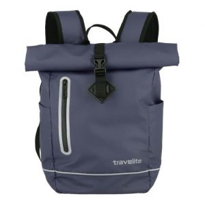 Travelite Sac à Dos de Vélo En Matière Imperméable, Série de Bagages Basics Housse à Enrouler : Sac à Dos de Jour Pratique avec Réflecteurs, 48 Cm, 19 Litres