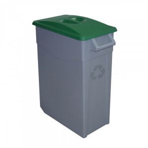 Poubelle fermée Zeus verte 65 L Denox Diempi