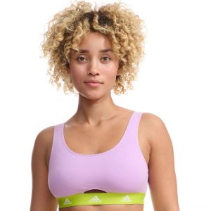 Brassi&egrave;re femme Coton Logo Adidas rose
