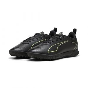 Puma Ultra 6 Play TT Jr Chaussure de Football, Noir pétillant Vert Clair Terrain, 36 EU