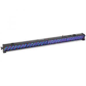 Beamz LCB252 Barre LEDs – 252 x LED RGB 10 mm, Fonctionnement via DMX ou mode autonome, Mode audio, Fonction master/slave, 8 sections contrôlables, Télécommande infrarouge