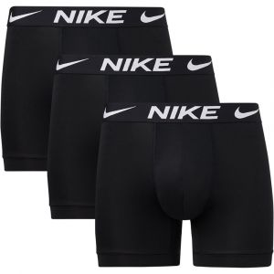 Nike Slip Boxer Long 0000ke1157 3 Paires M Black / Black / Black
