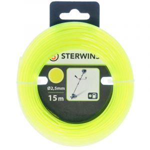 Sterwins Fil nylon rond, Diam. 2.5 mm, L.15 m