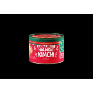 Maison de Cor&eacute;e KOREAN STREET Halmoni Kimchi Canned 160g, Original Cor&eacute;en Conserve Chou Chinois Piment&eacute;, Cornichon Piquante &Eacute;pic&eacute; Cabbage, Cuisin&eacute;s Traditionnelle Korea, Nourriture Cor&eacute;enne