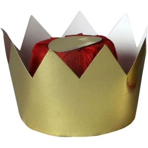 Couronne de reine en carton 9 cm de diamètre