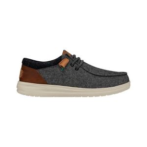 Dude HEY Derbies BLUCHER WALLY GRIP WOOL GRIS