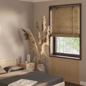 Madeco Roll'up nature toile de Jute sans percer - Chamois - L70 x H150cm