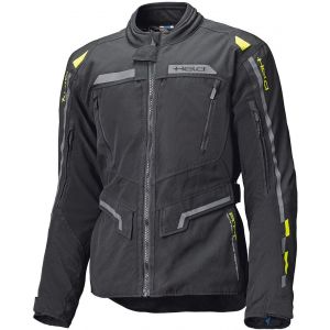 Held Traveller Top Veste textile de moto Noir Jaune M