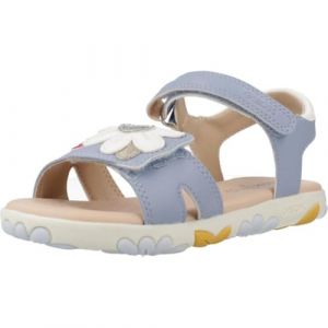 Geox J Sandal Haiti Girl, Lt Avio/White, 29 EU