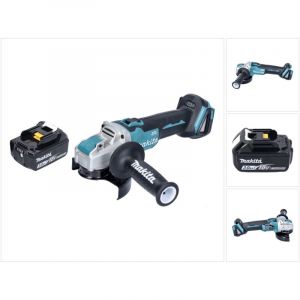 Makita DGA521F1X1 Meuleuse d'angle sans fil 125 mm 18V - X-LOCK Brushless + 1x Batterie 3,0 Ah - sans chargeur