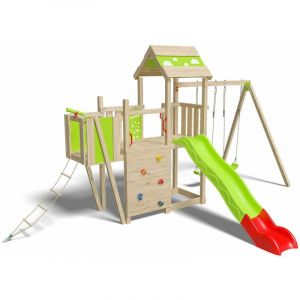 Trigano Aire de jeux bois 2,20 m starry xpression - 10 enfants