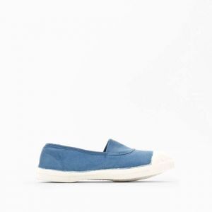 Bensimon F15002 - Tennis Elastique Femme - Bleu (Denim) - 37 EU