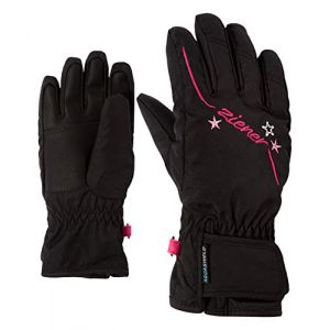 Ziener Girl's Lula AS - Gants taille 4,5, noir