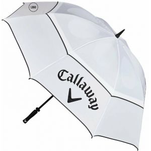 Image de Callaway Mixte Um Cg Shield 64 Blanc/Noir 22 Parapluie de golf, Blanc/Noir, Taille unique EU