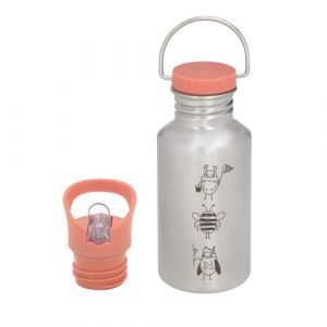 L&auml;ssig Gourde enfant Nature inox 500 ml - Taille 380ml-750ml