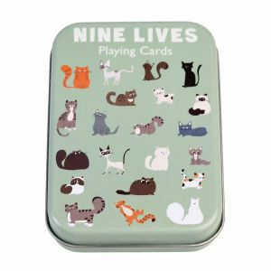 Jeux de carte dans une boîte Rex London Nine Lives