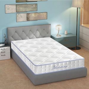 Image de Yidatong - Matelas m&eacute;moire de forme et ressorts ensach&eacute;s 90x190 cm - &eacute;paisseur 21cm- 8 zones de confort mousse m&eacute;moire adaptative