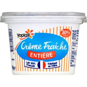 Yoplait Cr&egrave;me Fraiche Enti&egrave;re 30% Mg - Le Pot De 190g