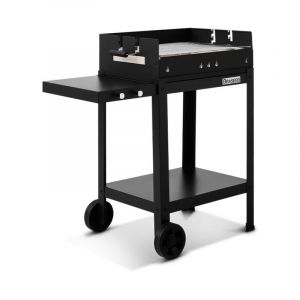 Image de Barbecue charbon Vigo - BRASERO - Grille 59 x 45 cm r&eacute;glable en hauteur - Chariot &eacute;quip&eacute;, tablette lat&eacute;rale & inf&eacute;rieure, crochets