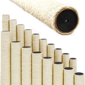 Eyepower 35 cm Poteau de Rechange Arbre à Chat ø 7,4 cm - M8 Colonne - Grattoir en Sisal