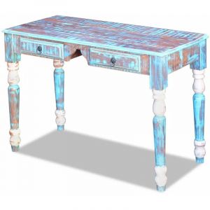Bureau table meuble travail informatique bois de récupération m if 0502143