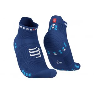 Compressport Pro Racing V 4.0 Run Low Chaussettes Bleu marine - Taille II