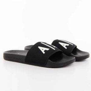 Armani Exchange Claquette Milano Homme Noir