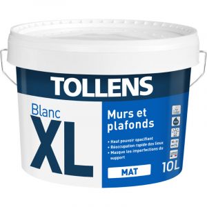 Tollens Peinture acrylique Airless blanche 10L