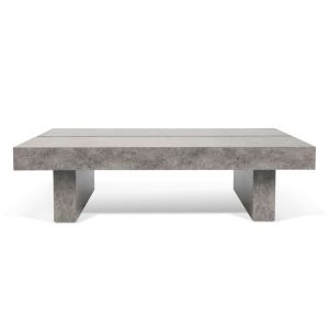 Delamaison Table basse finition béton L90cm Jinto