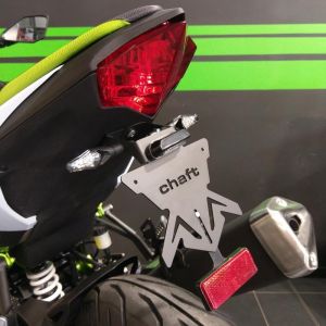 Chaft Support de plaque d’immatriculation Kawasaki Ninja 125 19-20