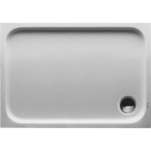 Image de Duravit Receveur de douche rectangulaire D-CODEavec antidérapant blanc 1000x700x85mm